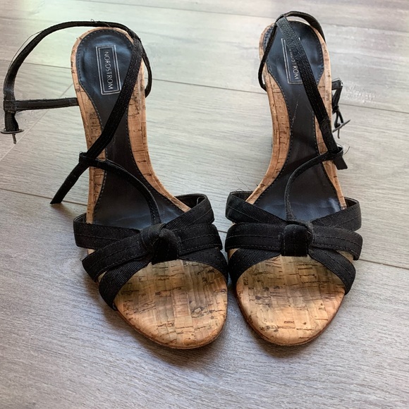 Nordstrom black wedges - Picture 3 of 7